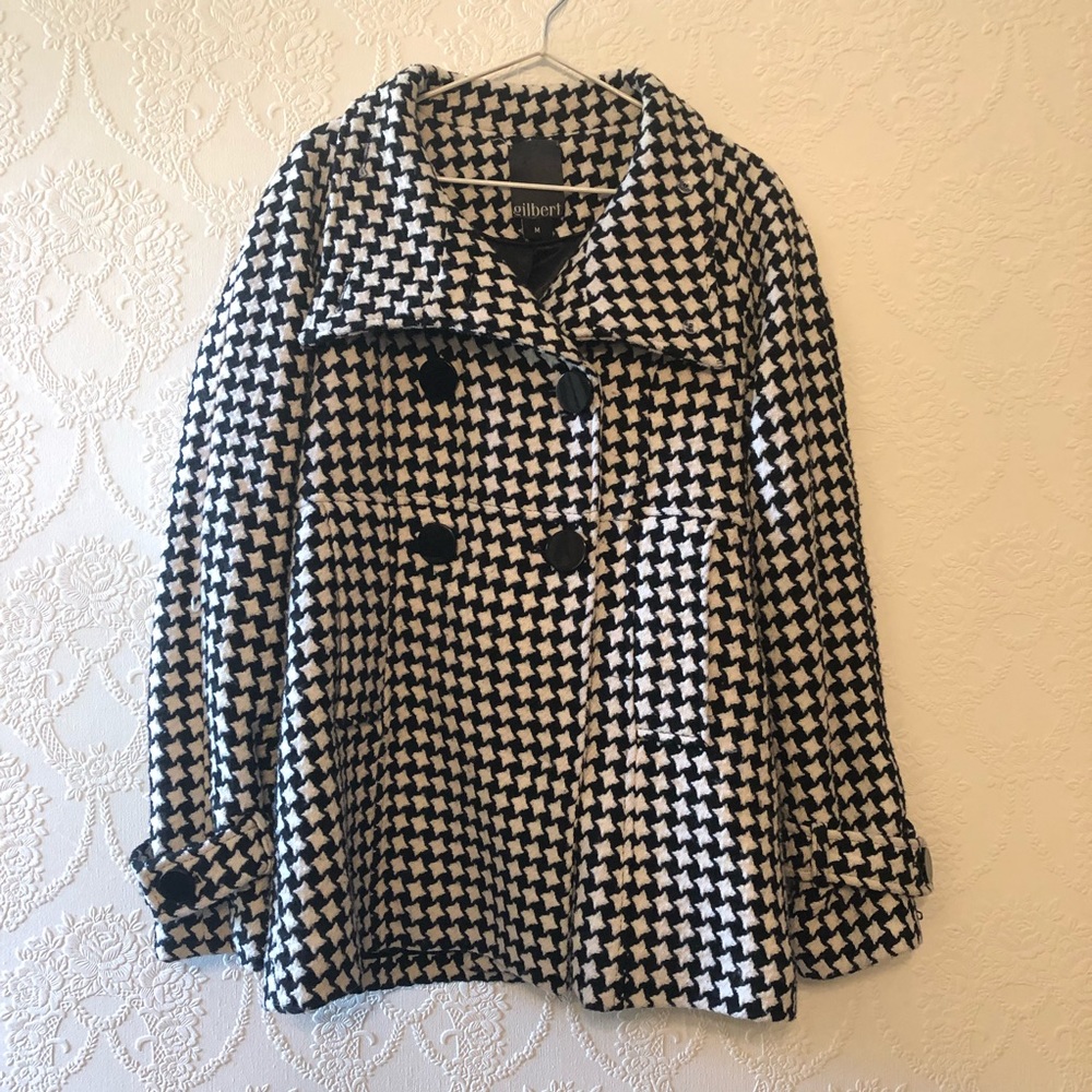 Houndstooth Dressy Coat
